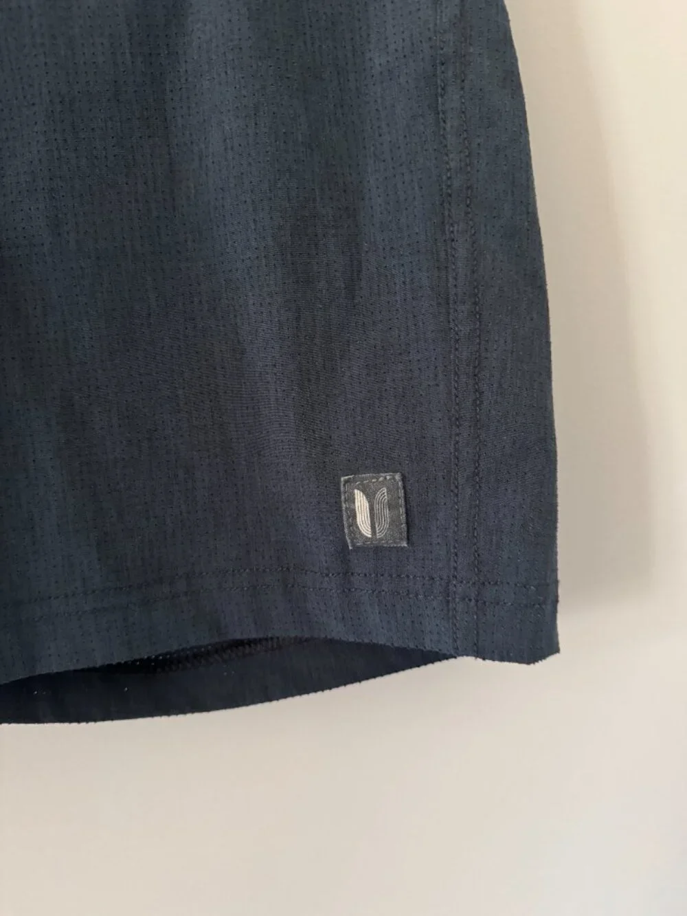 Linksoul Tempus Fugit Saturday Athletic Shorts Mens L Pull On Drawstring Navy Bl